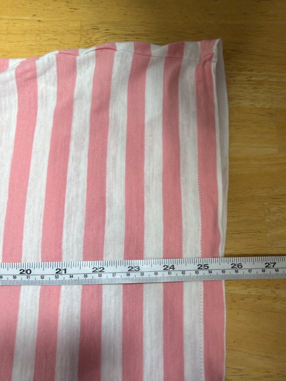 J.Crew Bonjour De Savoie Pink Stripe Graphic Tee French Alps XL Cotton - Picture 11 of 14